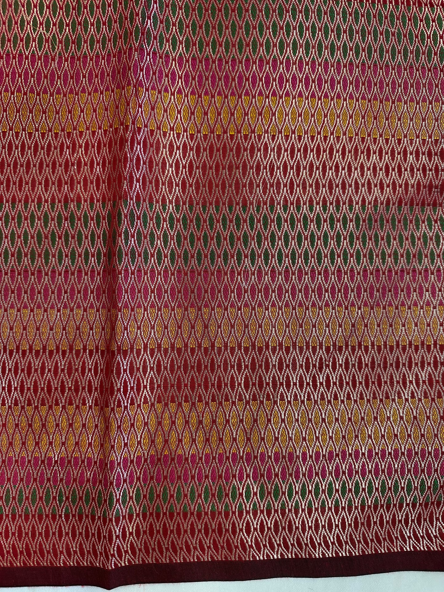 Red Booti Banarasi Saree