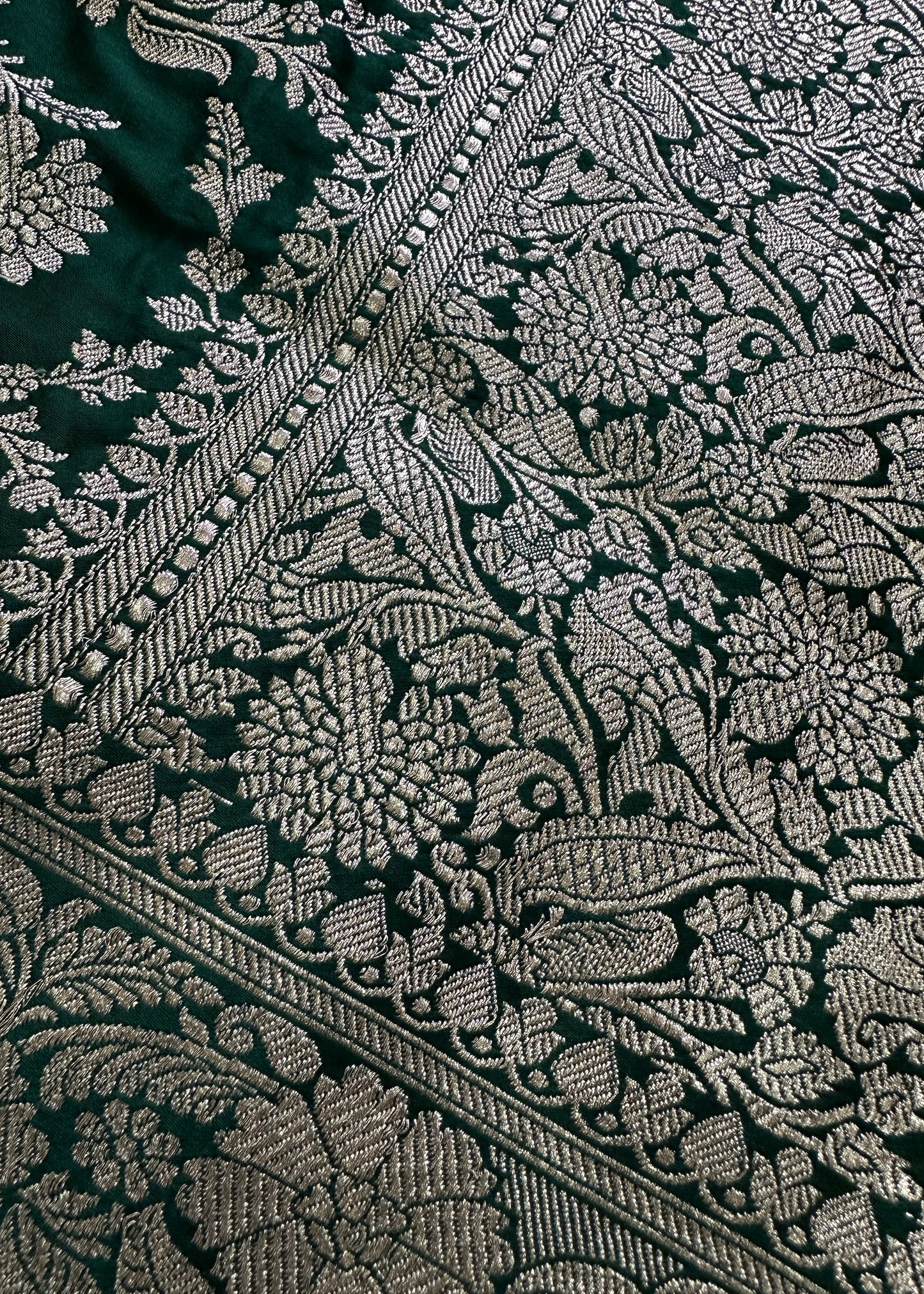 Green Mashru Silk Suit Set