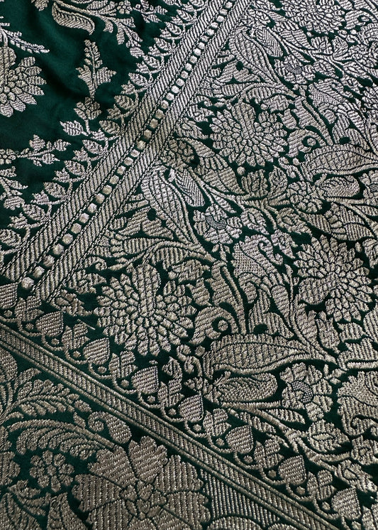 Green Mashru Silk Suit Set