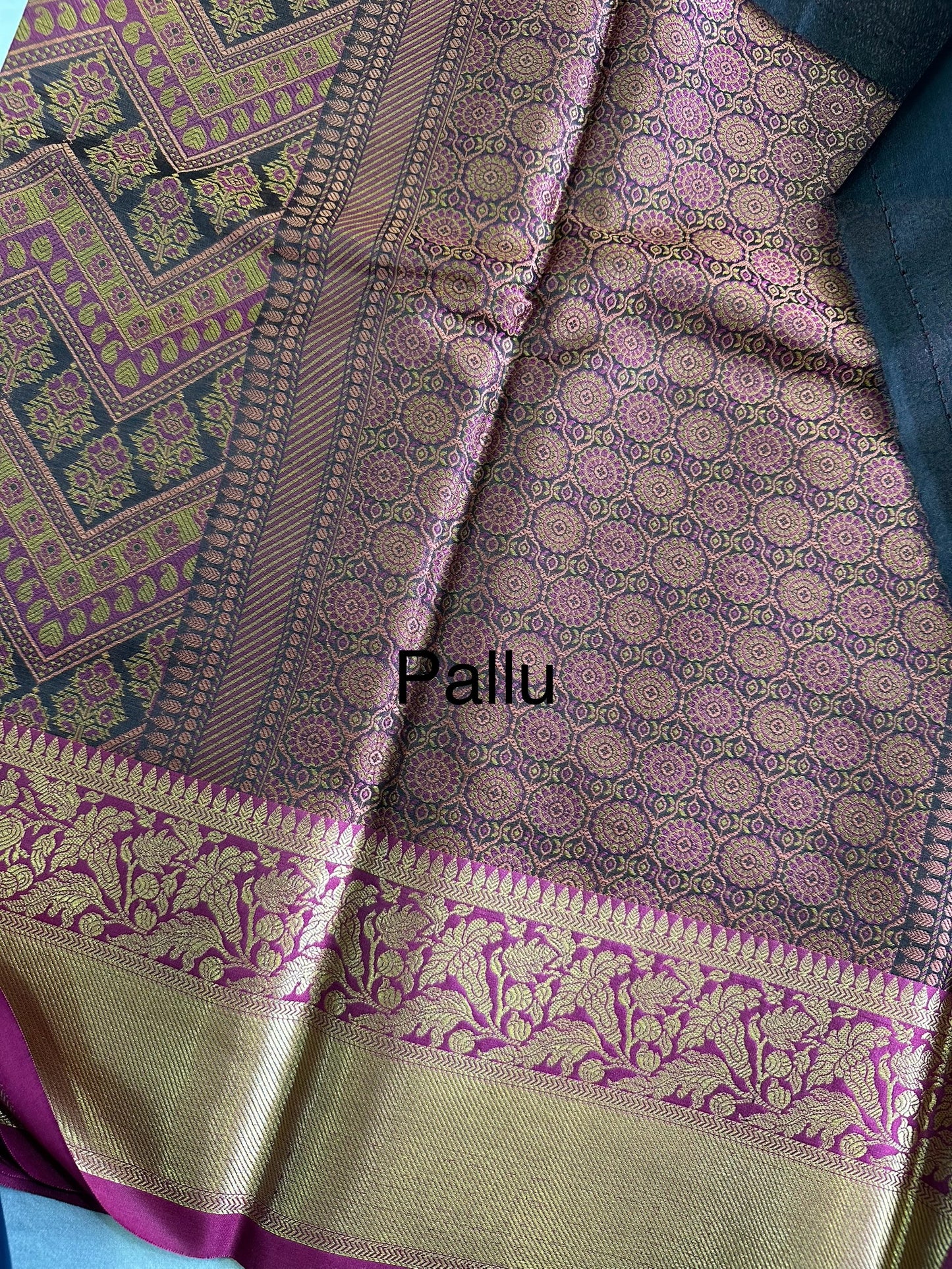 Magenta Banarasi Tanchui Saree