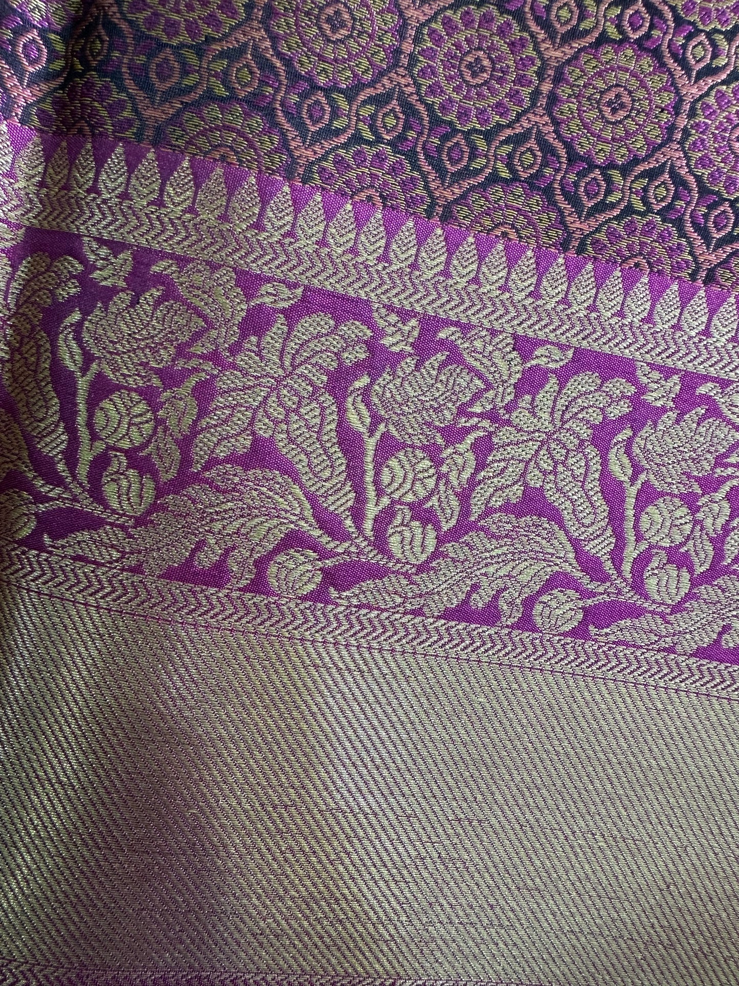 Magenta Banarasi Tanchui Saree