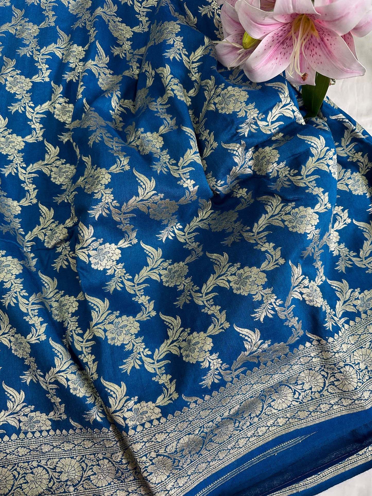 Pure Moonga Silk Saree