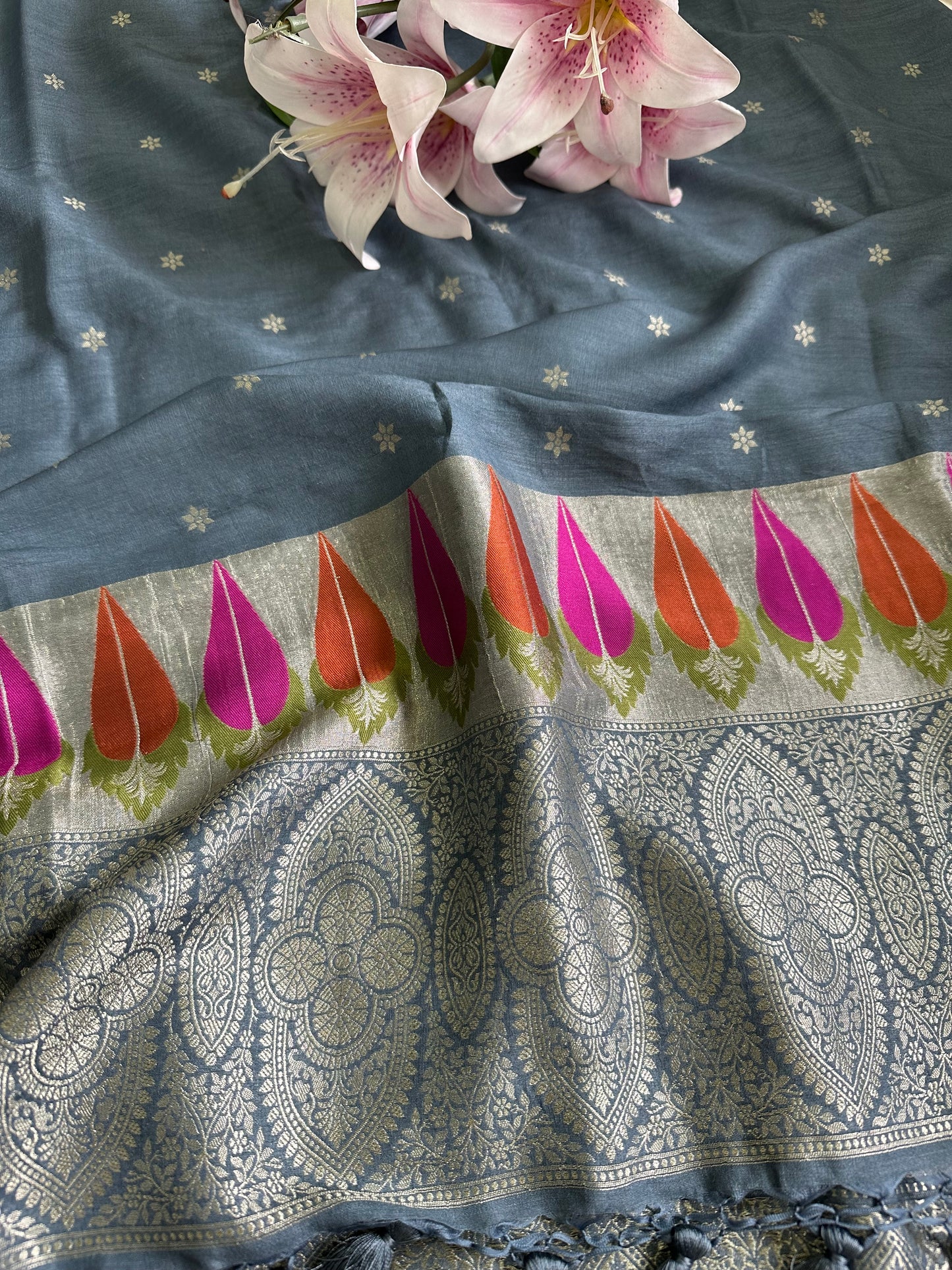 Pure Moonga Silk Suit Set