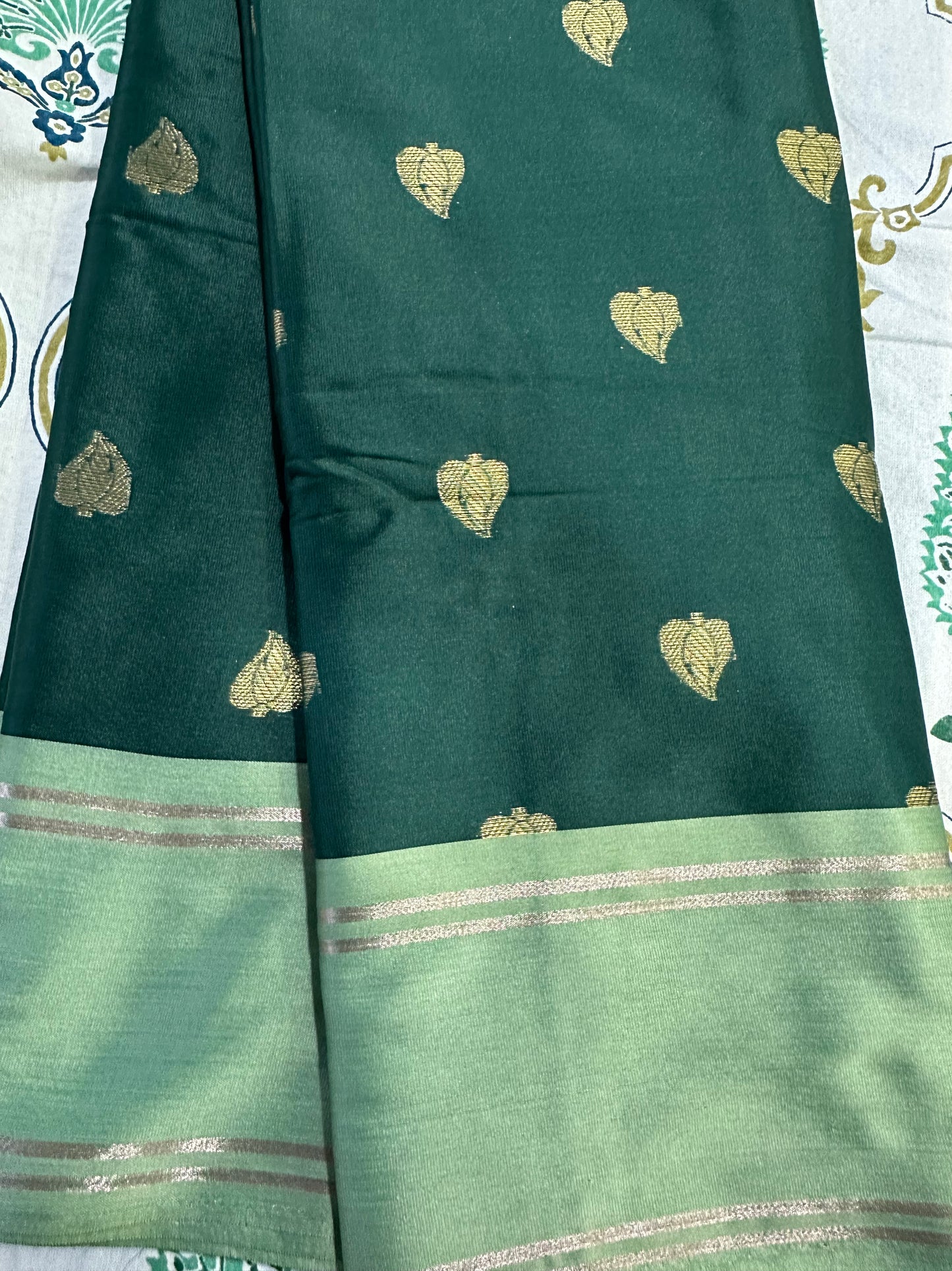 Green Boota Saree