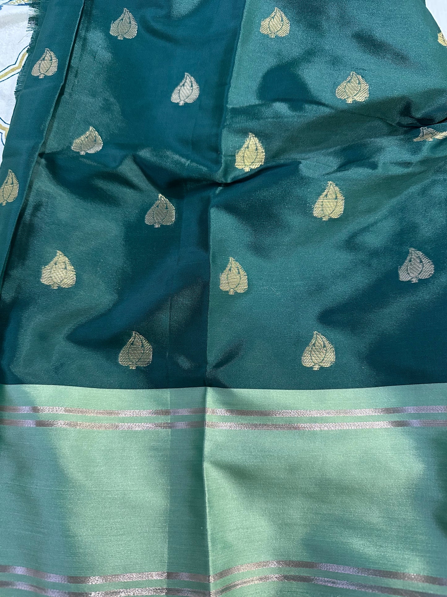 Green Boota Saree