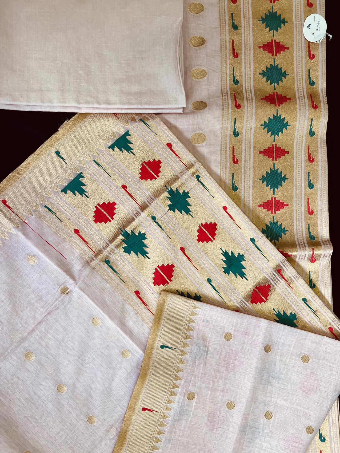 BANARASI COTTON SUIT SET- LILAC