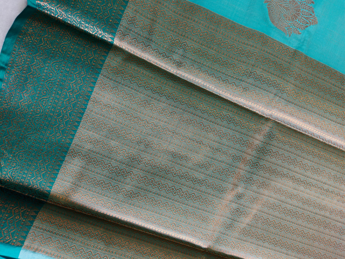 Blue Silk Saree