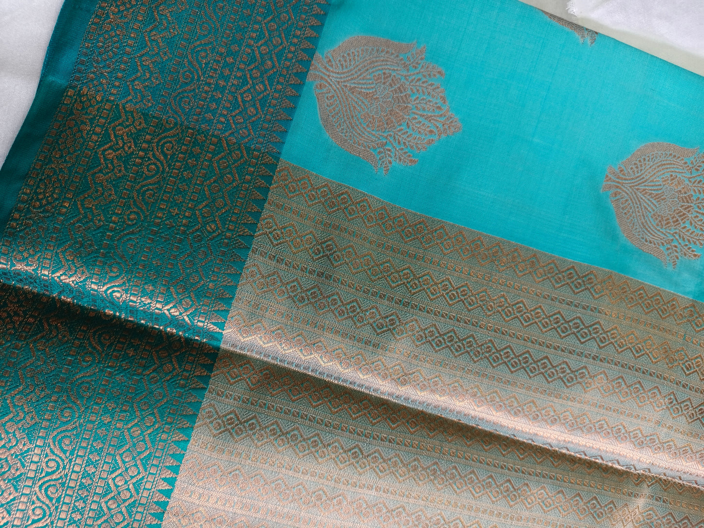 Blue Silk Saree