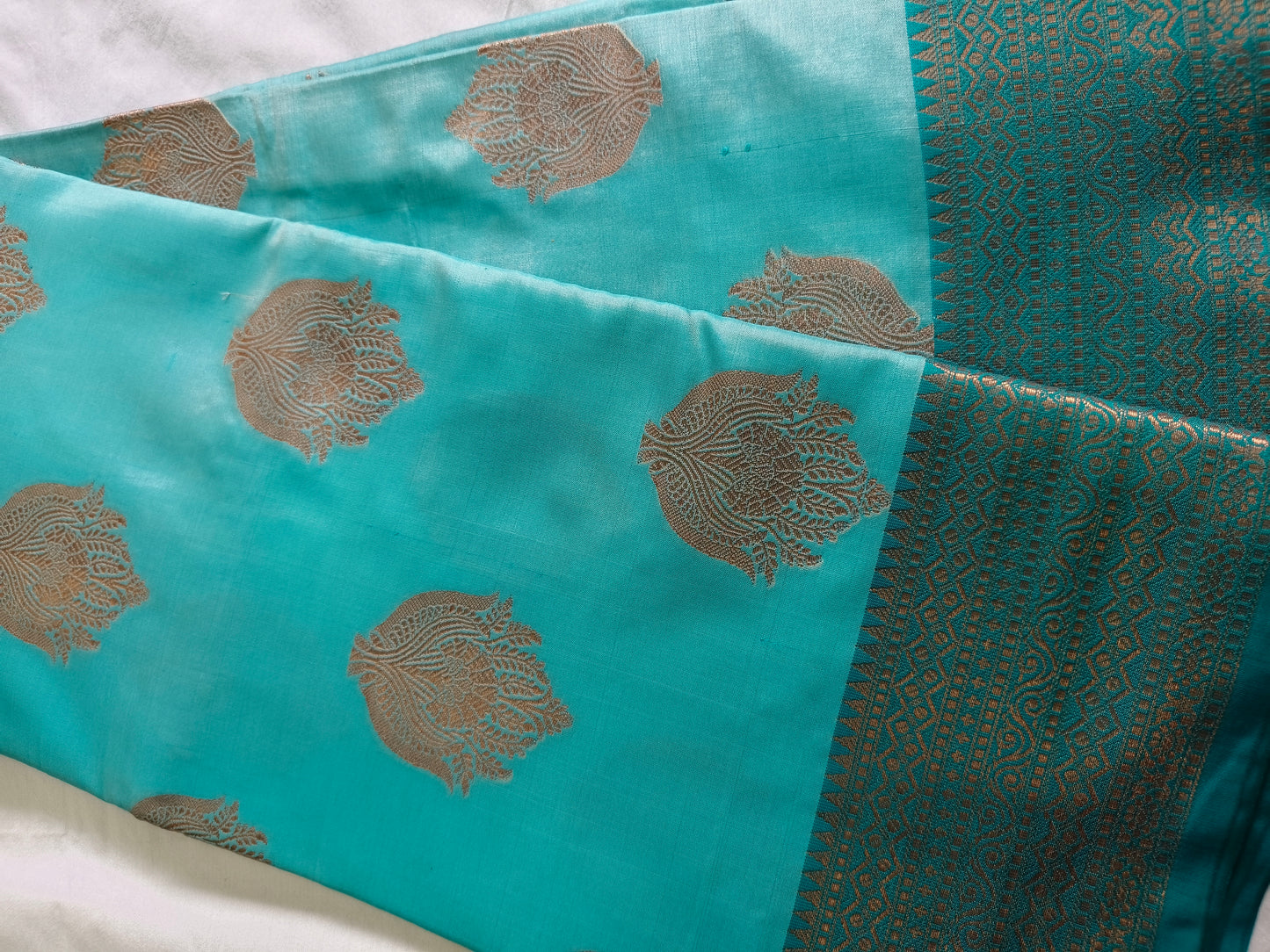 Blue Silk Saree