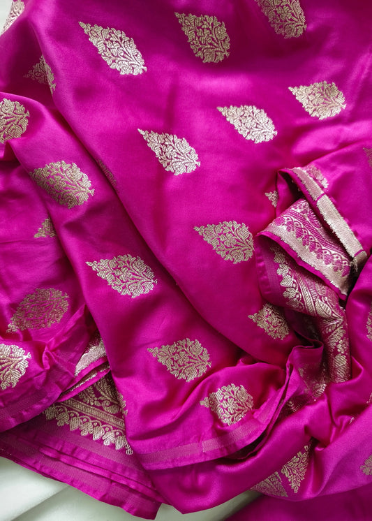 Pink Mashru Silk Suit Set