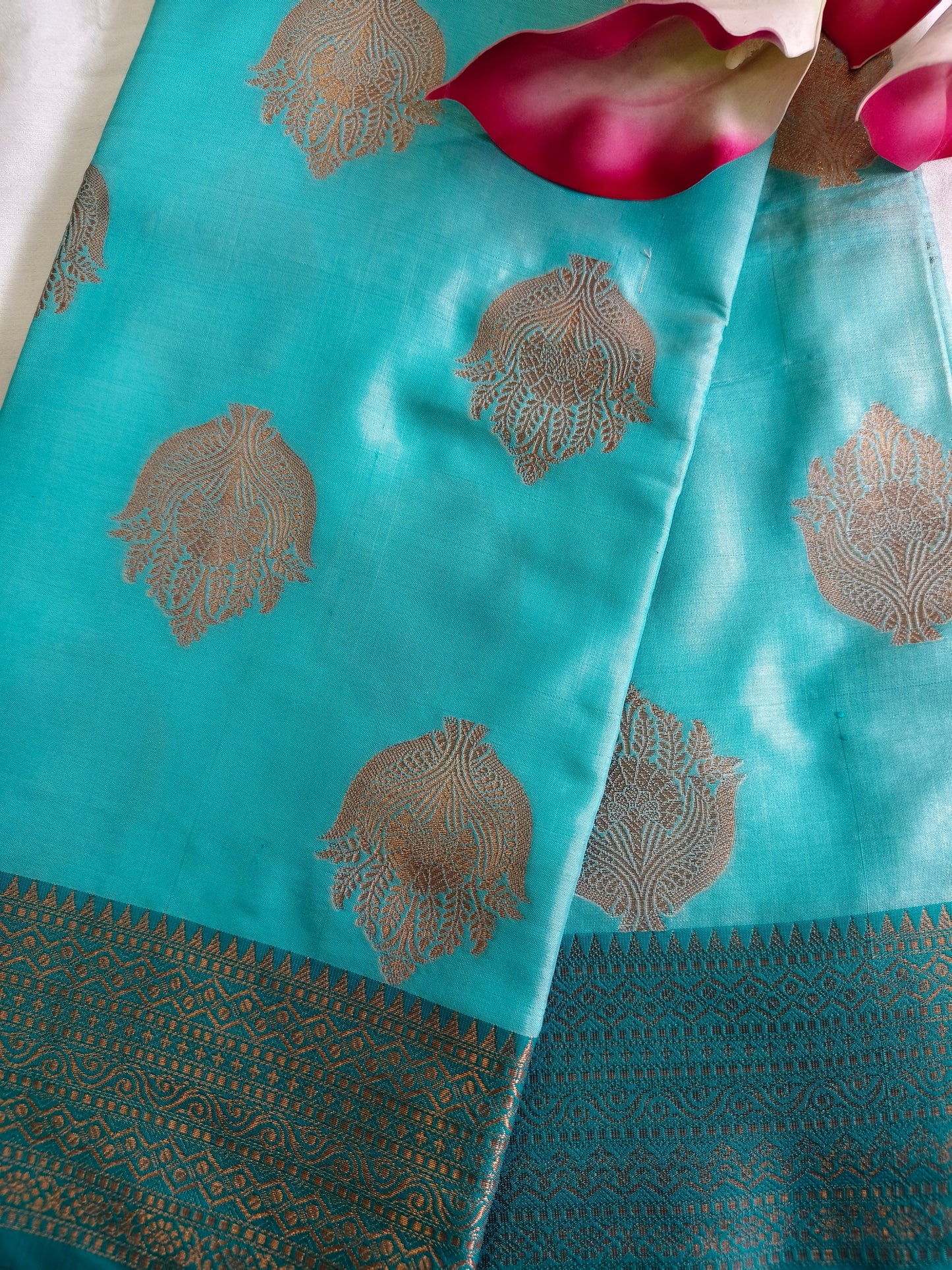 Blue Silk Saree